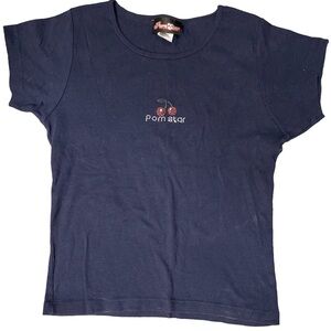 Rare Vintage 90’s Porn Star Clothing Bedazzled Cherries T Shirt